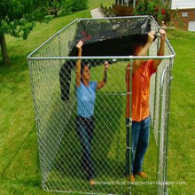 Outdoor Diamond 40 * 40 milímetros Wire Mesh Cadeia Link Dog Fence